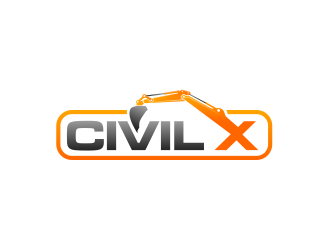 Civil X logo design by evdesign