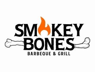 Smokey Bones BBQ & Grill  logo design by madjuberkarya