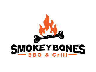 Smokey Bones BBQ & Grill  logo design by scriotx