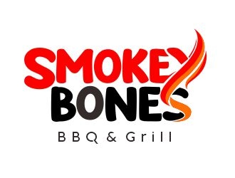 Smokey Bones BBQ & Grill  logo design by veron