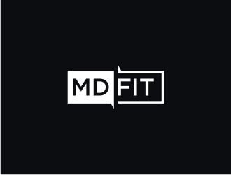 MD FIT  logo design by EkoBooM