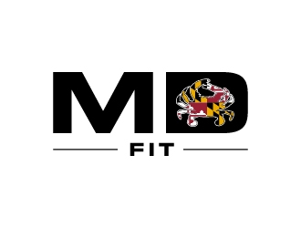 MD FIT  logo design by cybil