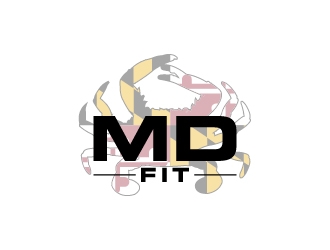 MD FIT  logo design by cybil