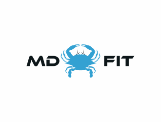 MD FIT  logo design by Renaker