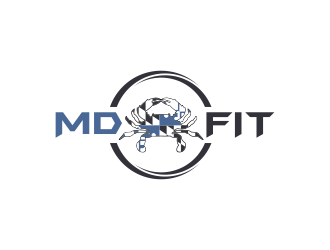 MD FIT  logo design by Kanya