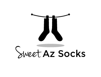 Sweet Az Socks  logo design by cybil