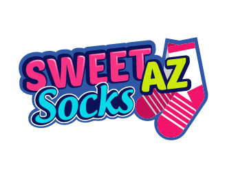 Sweet Az Socks  logo design by axel182