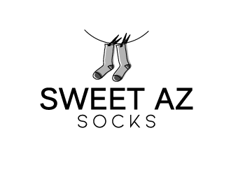 Sweet Az Socks  logo design by axel182