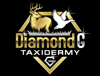 Diamond G Taxidermy logo design by MAXR
