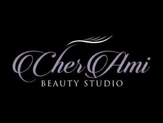 Cher Ami Beauty Studio logo design by MAXR