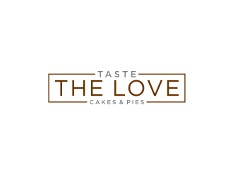 Taste the Love Cakes & Pies logo design by Artomoro