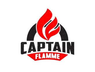Captain Flamme logo design by ozenkgraphic