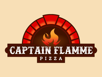 Captain Flamme logo design by pencilhand