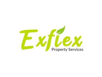 Exflex Property Services logo design by Ulid