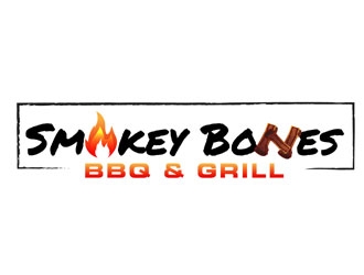 Smokey Bones BBQ & Grill  logo design by LogoInvent