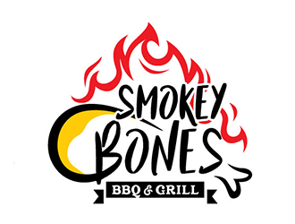 Smokey Bones BBQ & Grill  logo design by gogo