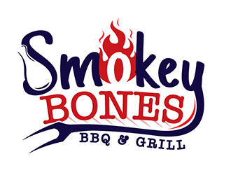 Smokey Bones BBQ & Grill  logo design by gogo