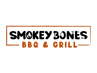 Smokey Bones BBQ & Grill  logo design by jaize