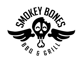 Smokey Bones BBQ & Grill  logo design by jaize
