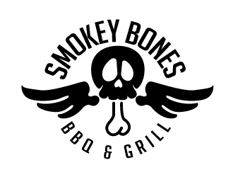 Smokey Bones BBQ & Grill  logo design by jaize