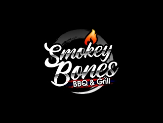 Smokey Bones BBQ &amp; Grill  logo design by totoy07