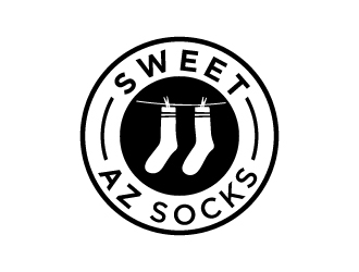 Sweet Az Socks  logo design by iamjason