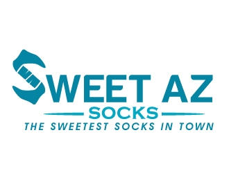 Sweet Az Socks  logo design by PMG
