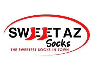 Sweet Az Socks  logo design by PMG