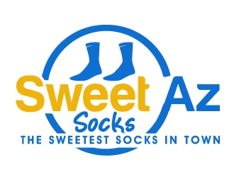 Sweet Az Socks  logo design by PMG
