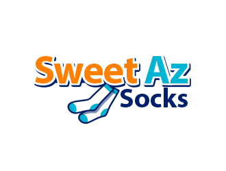 Sweet Az Socks  logo design by BeDesign