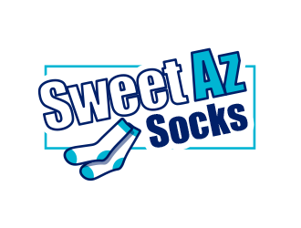 Sweet Az Socks  logo design by BeDesign