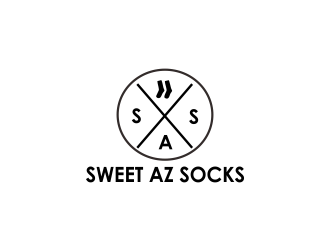 Sweet Az Socks  logo design by sikas