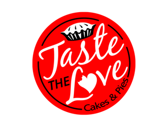 Taste the Love Cakes & Pies logo design by ingepro