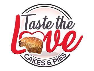 Taste the Love Cakes & Pies logo design by Suvendu