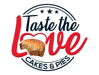 Taste the Love Cakes & Pies logo design by Suvendu
