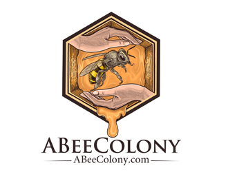 ABeeColony.com logo design by redroll