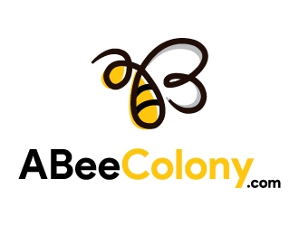 ABeeColony.com logo design by Niqnish