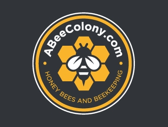 ABeeColony.com logo design by ORPiXELSTUDIOS