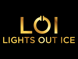 Lights Out Ice logo design by p0peye