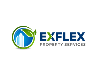 Exflex Property Services logo design by mashoodpp