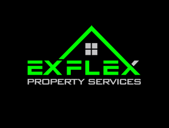 Exflex Property Services logo design by YONK