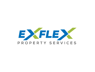 Exflex Property Services logo design by pencilhand