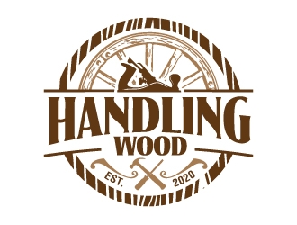 Handling Wood logo design by jaize