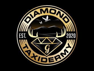Diamond G Taxidermy logo design by LucidSketch