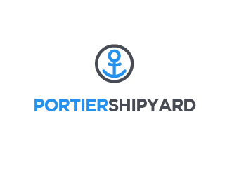 Portier Shipyard logo design by logy_d