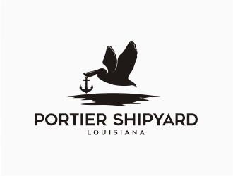 Portier Shipyard logo design by Mardhi