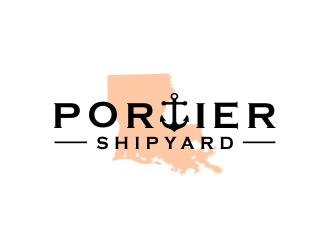 Portier Shipyard logo design by bismillah