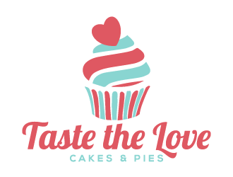 Taste the Love Cakes & Pies logo design by Ultimatum