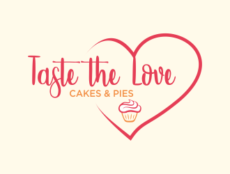 Taste the Love Cakes & Pies logo design by qqdesigns