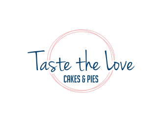 Taste the Love Cakes & Pies logo design by giphone